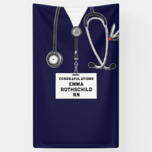 Banderoles Diplôme de l'école de soins infirmiers