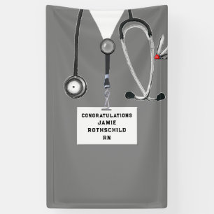 Banderoles Diplôme de l'école de soins infirmiers