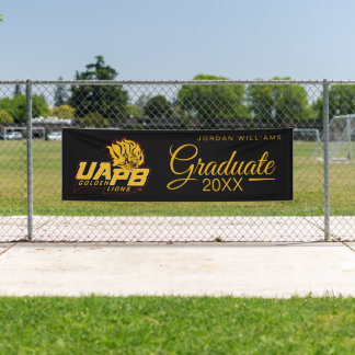 Banderoles Diplômé de l'UAPB pour les lions d'or