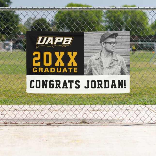 Banderoles Diplômé de l'UAPB pour les lions d'or (En situation)