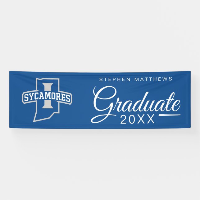 Banderoles Diplôme de l'Université d'État de l'Indiana (Horizontal)