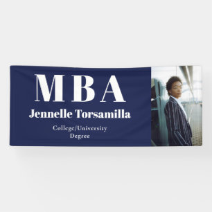 Banderoles Diplômé de MBA Photo