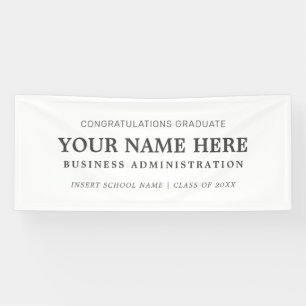 Banderoles Diplômé du Business Administration College