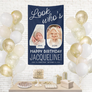 Banderoles DIY Couleurs • Joyeux 40e Anniversaire Fête 2 Phot