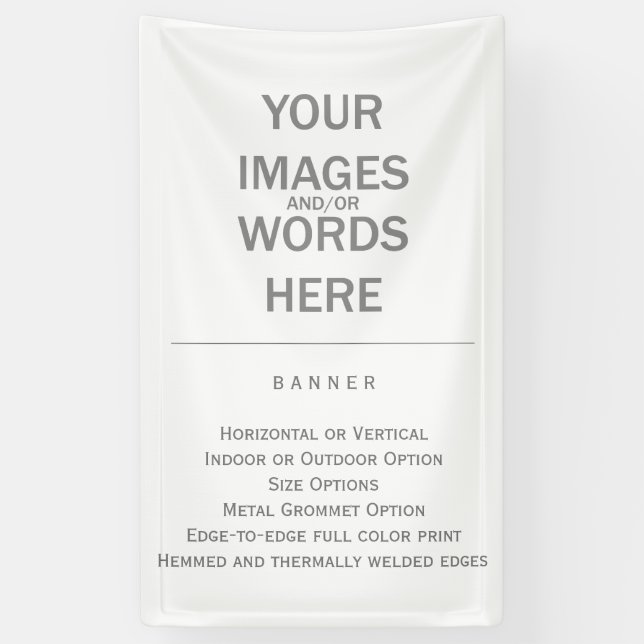 BANDEROLES DO-IT-YOURSELF - (Vertical)