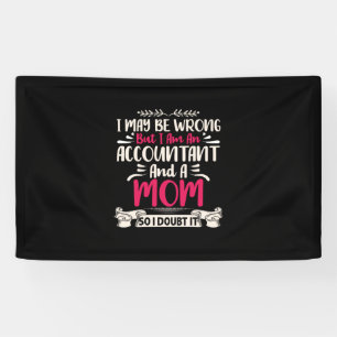 Banderoles Don comptable   Accoutant Et Maman
