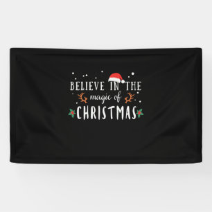 Banderoles Don De Noël Croyez En La Magie De Noël