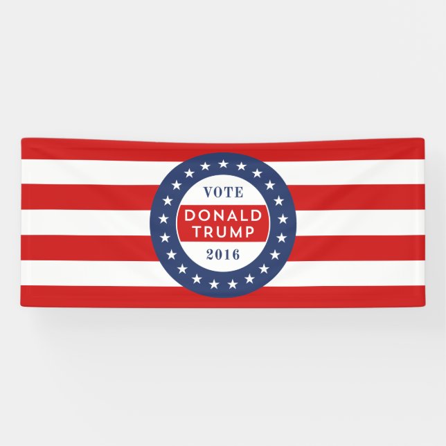 Banderoles Donald Trump 2016 (Horizontal)
