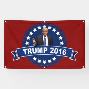 Banderoles Donald Trump 2016