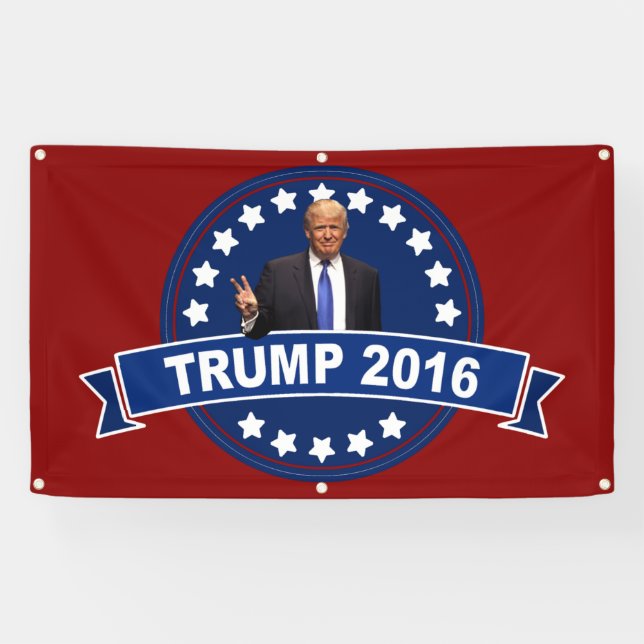 Banderoles Donald Trump 2016 (Horizontal)