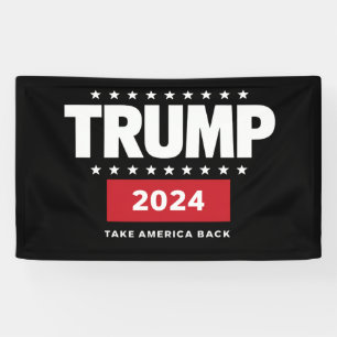Banderoles Donald Trump 2024 Reprenez l'élection de l'Amériqu