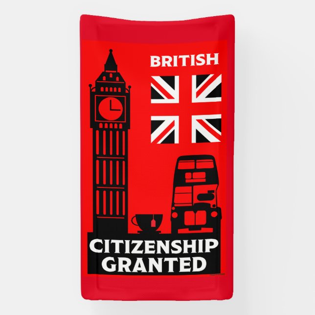 Banderoles Dons de citoyenneté britannique (Verticale)
