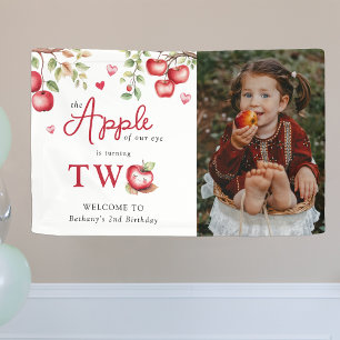 Banderoles Douce Pomme De Nos Yeux    Photo 2e Anniversaire