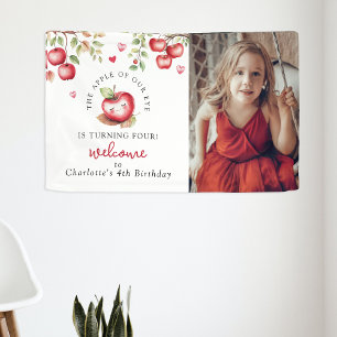 Banderoles Douce Pomme De Nos Yeux   Photo Anniversaire