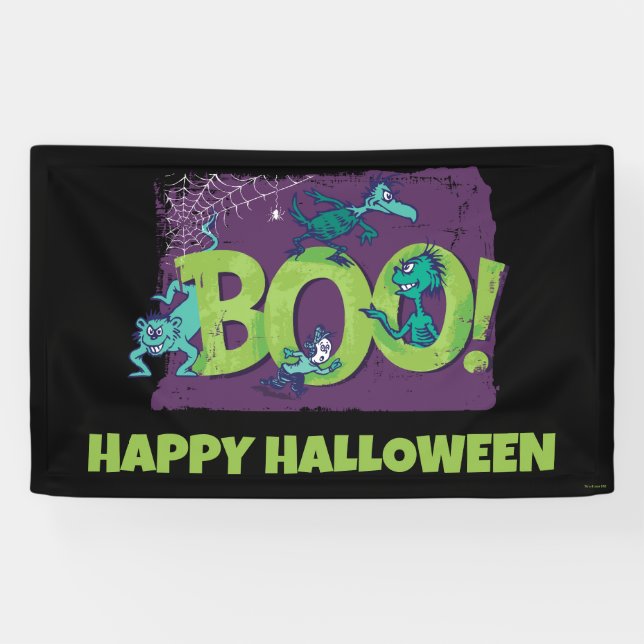 Banderoles Dr. Seuss | BOU ! Graphique Halloween (Horizontal)