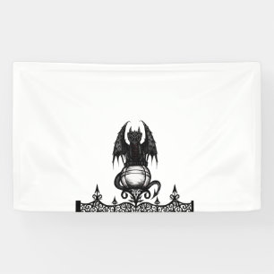 Banderoles Dragon gothique