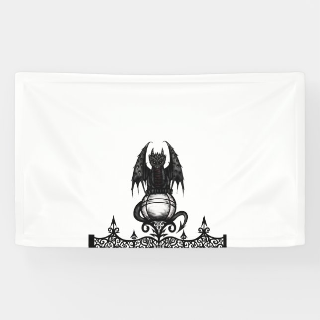 Banderoles Dragon gothique (Horizontal)