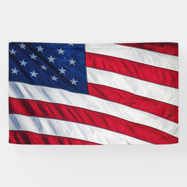 Banderoles Drapeau américain (Horizontal)
