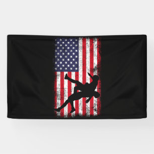 Banderoles Drapeau américain lutte contre le drapeau américai