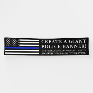 Banderoles Drapeau américain orienté gigantesque de polic