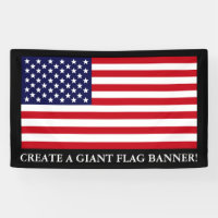 Drapeau américain personnalisable