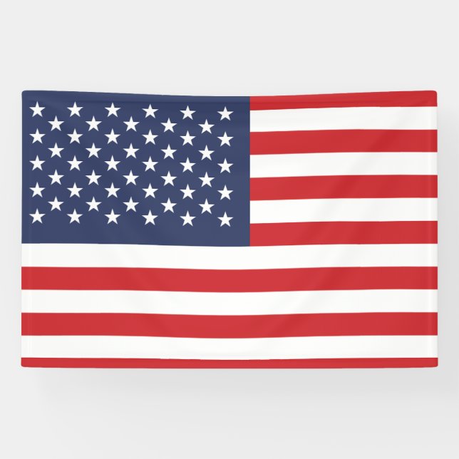 Banderoles Drapeau Amérique (Horizontal)