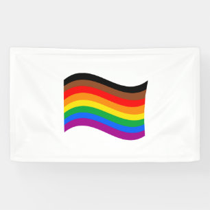 Banderoles Drapeau arc-en-ciel de Philly Pride