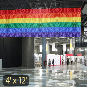 Banderoles Drapeau arc-en-ciel LGBT bandes arc-en-ciel gay pr