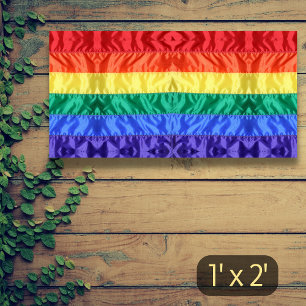 Banderoles Drapeau arc-en-ciel LGBTQ bandes arc-en-ciel gay p