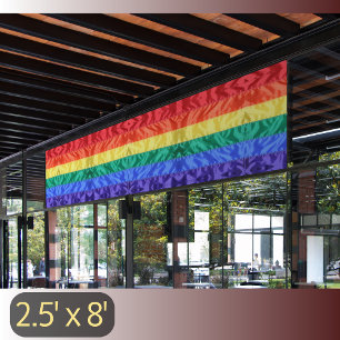 Banderoles Drapeau arc-en-ciel LGBTQ bandes arc-en-ciel LGBT 