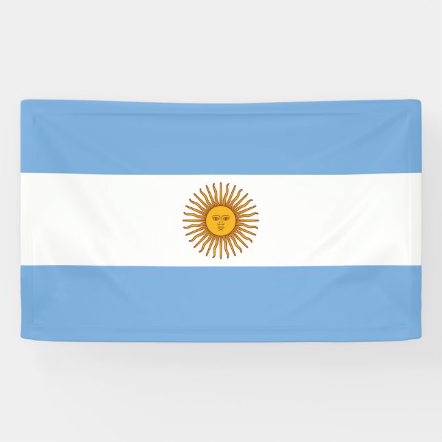 Banderoles Drapeau Argentine (Horizontal)