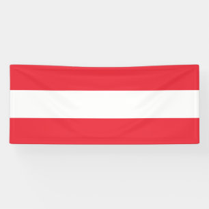 Banderoles Drapeau autrichien patriotique