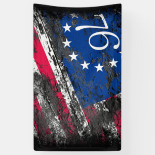 Banderoles Drapeau Betsy Ross 1776 4 juillet patriotique