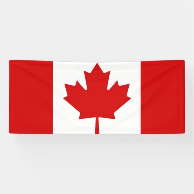 Banderoles Drapeau canadien (Horizontal)