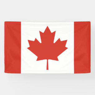 Banderoles Drapeau canadien (Feuille d'érable) (Canada)