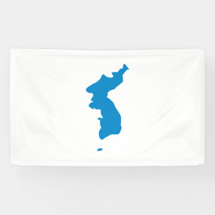 Banderoles Drapeau coréen d'unification