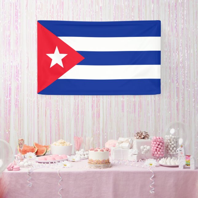Banderoles Drapeau Cuba (Fête)