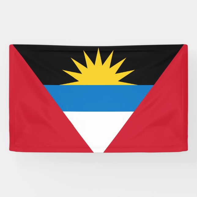 Banderoles Drapeau d'Antigua-et-Barbuda (Horizontal)