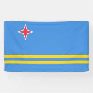 Banderoles Drapeau d'Aruba