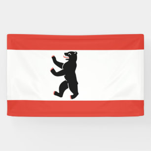Banderoles Drapeau de Berlin (ville allemande)