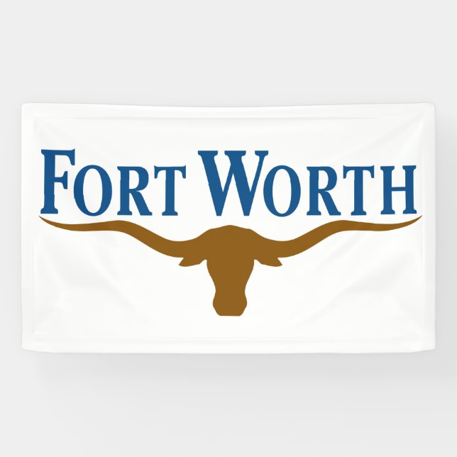 Banderoles Drapeau de Fort Worth (Texas) (Horizontal)