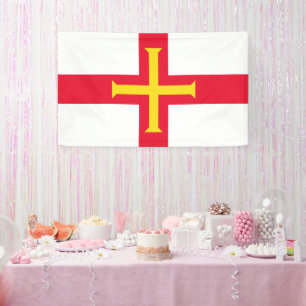 Banderoles Drapeau de Guernesey