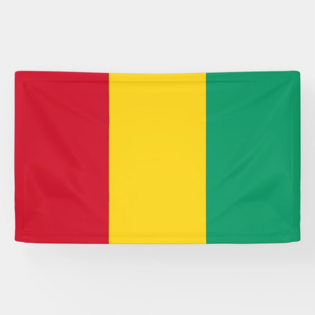Banderoles Drapeau de Guinée (Horizontal)