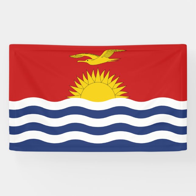 Banderoles Drapeau de Kiribati (Horizontal)