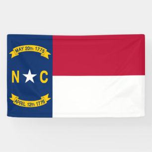 Banderoles Drapeau de la Caroline du Nord