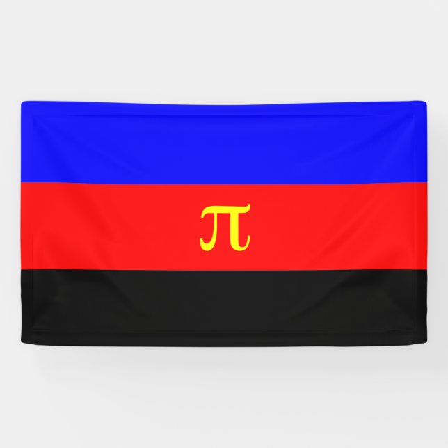 Banderoles Drapeau de la Fierté polyamérale (Horizontal)