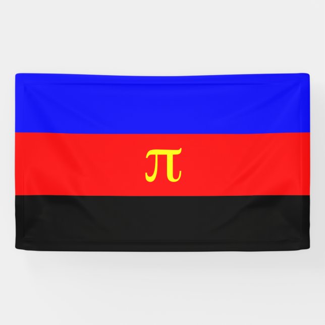 Banderoles Drapeau de la Fierté polyamérale (Horizontal)