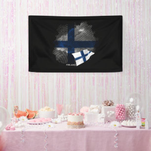Banderoles Drapeau de la Finlande