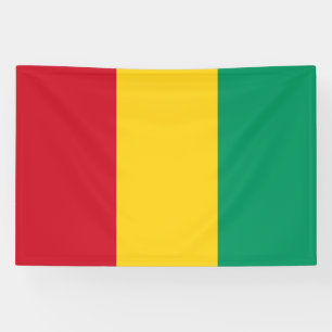 Banderoles Drapeau de la Guinée