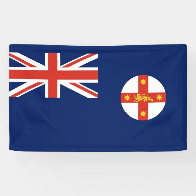 Banderoles Drapeau de la Nouvelle-Galles du Sud (État austral (Horizontal)